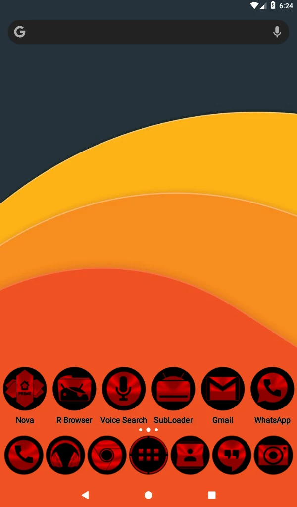 Oreo Red Icon Pack screenshot