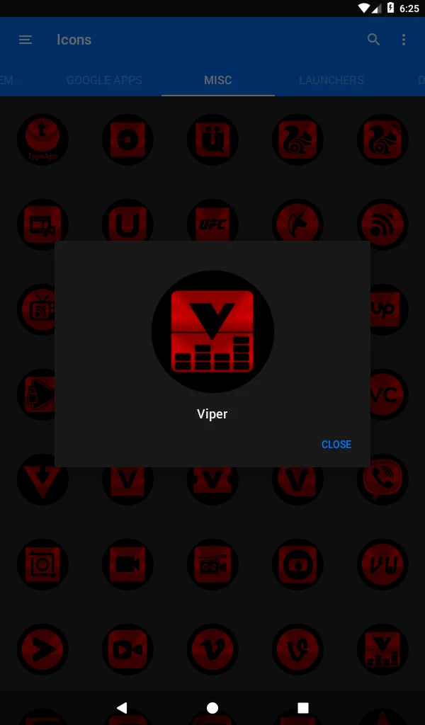 Oreo Red Icon Pack screenshot