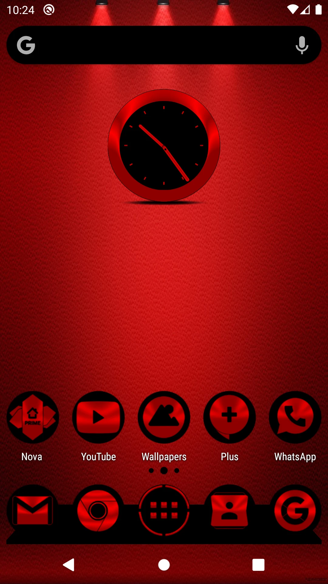 Oreo Red Icon Pack screenshot